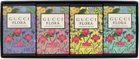 Gucci Flora Miniature Giftset - Mini parfum set 4 x 5ml - Damesparfum