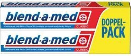 Blend-a-med toothpaste Classic 2x75ml - Packaging damaged