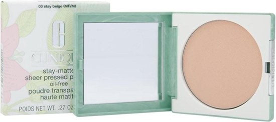 Clinique Stay-Matte Sheer Pressed Powder – 03 Stay Beige – 7,6 g