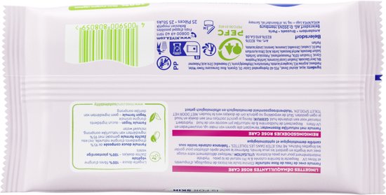 NIVEA Micellair Reinigingsdoekjes Bio Rozenwater - Make-up Remover Doekjes - Rozenwater -Pro-Vitamine B5 - 25 stuks