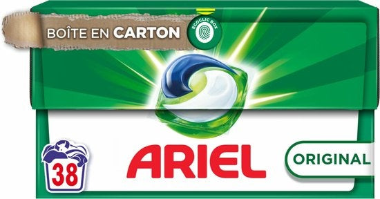 Ariel All-in-1 Pods Laundry Detergent Capsules Original 38 pieces