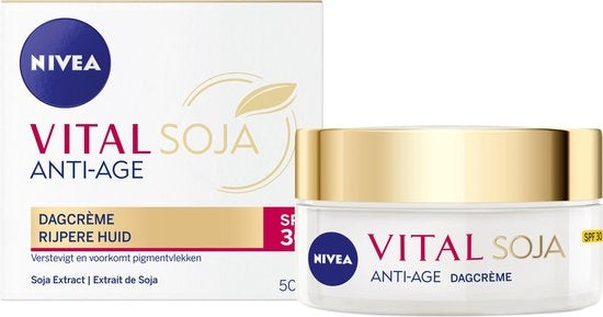 NIVEA VITAL Soja Anti-Age Beschermende Dagcrème SPF30 - 50 ml - Verpakking ontbreekt