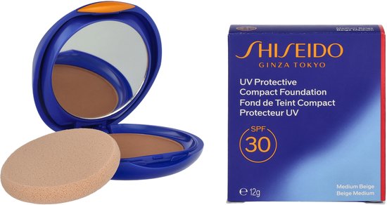 Shiseido UV Protective Compact Foundation | Medium Beige | Foundation 12 gr | SPF 30 | - Verpakking beschadigd