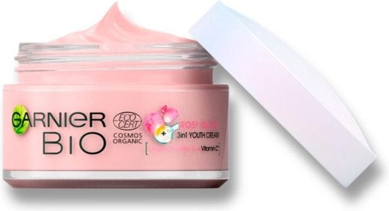 Garnier Bio Rosy Glow 3in1, 50 ml – Verpackung beschädigt