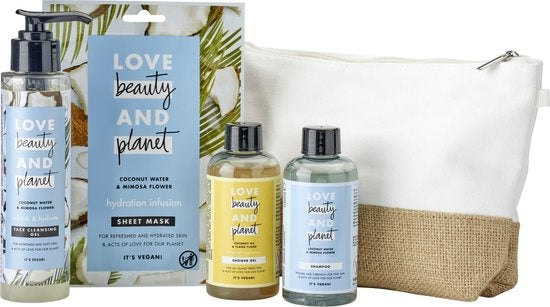 Love Beauty And Planet - Make Up Bag Mask - Gift Set