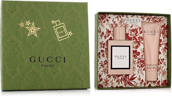 Gucci Bloom Geschenkset – 50 ml Eau de Parfum Spray + 50 ml Bodylotion – Geschenkset für Damen 