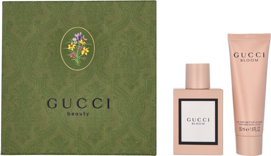Gucci Bloom Geschenkset – 50 ml Eau de Parfum Spray + 50 ml Bodylotion – Geschenkset für Damen 