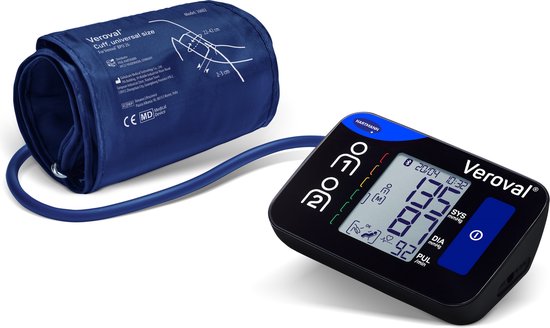 Veroval® Compact+ Oberarm-Blutdruckmessgerät mit automatischer Dreifachmessung zur Erkennung von Vorhofflimmern - Verpackung beschädigt