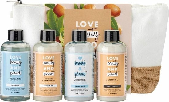 Love Beauty And Planet Mini Make Up Bag Mask - Geschenkset