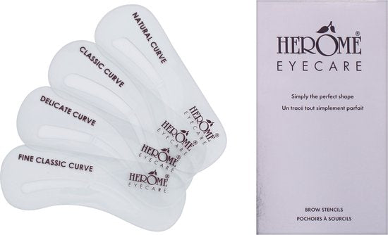 Herôme Eye Care Brow Stencils - 4 stuks - Wenkbrauw stencils