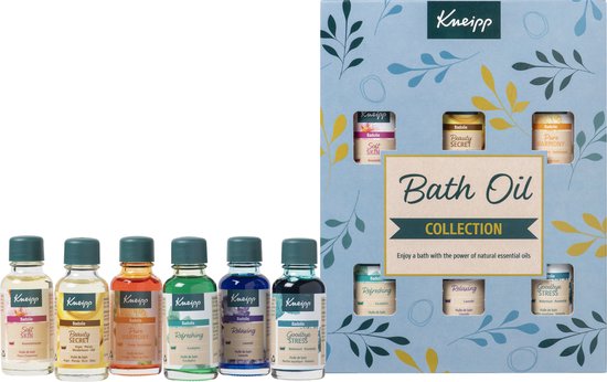Kneipp Gift Set Bath Oil - Gift Set - Gift - Contents 6 x 20 ml - Packaging damaged