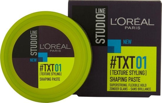 L'Oréal Paris Studio Line TXT 01 Shaping Paste - 75 ml - Flexible Hold - Verpakking beschadigd