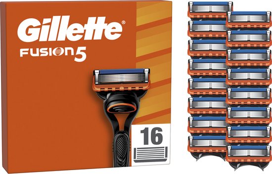 Gillette Fusion5 Men's Razor Blades - Pack of 16 - Damaged Packaging
