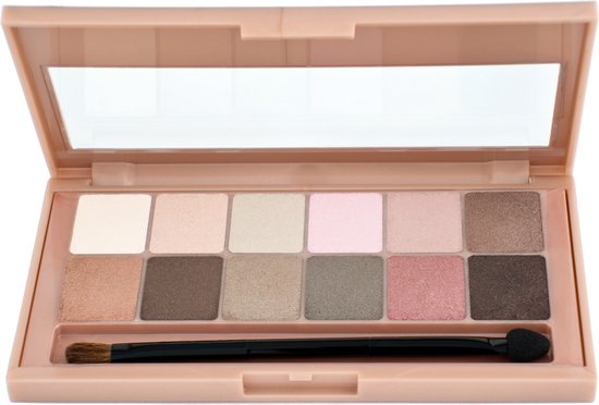 Maybelline The Blushed Nudes Eyeshadow Palette - 12 Pink Nude Shades