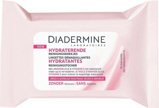 Diadermine Hydrating Cleansing Wipes - 25 pcs.