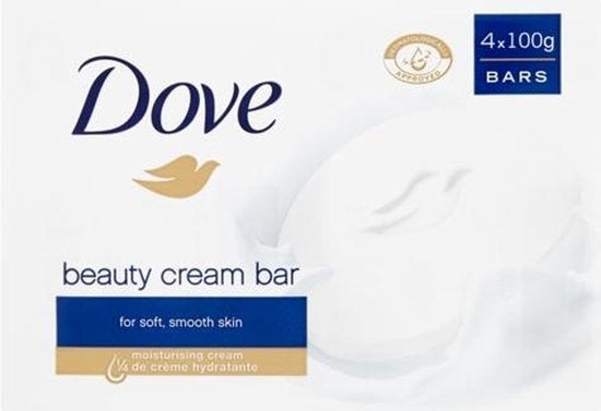 Dove Original Beauty Cream Bar - 4 x 100 gr - Soap