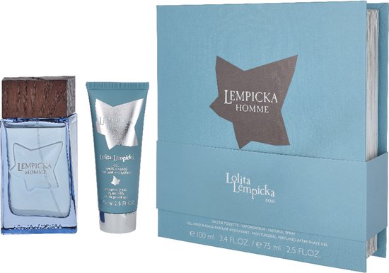 Lolita Lempicka Homme Eau De Toilette Spray 100ml Set 2 Pieces- Beschadigde verpakking