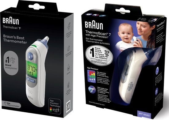 Braun IRT 6520 ThermoScan 7 Thermometer – Verpackung beschädigt