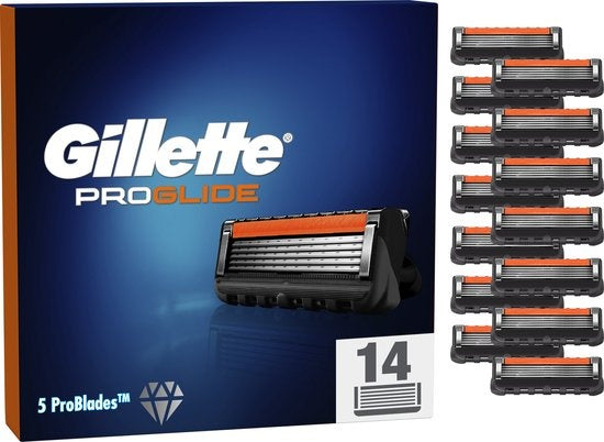 Gillette ProGlide - 14 Razor Blades For Men - Packaging damaged