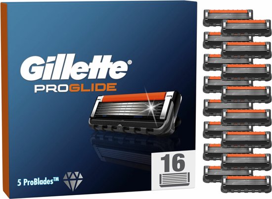 Gillette ProGlide - navulling - 16 Scheermesjes- Verpakking beschadigd
