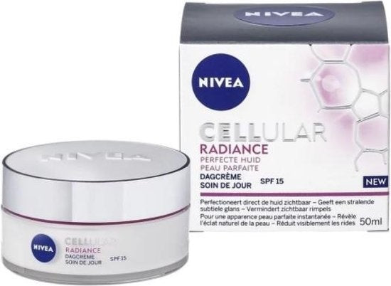 NIVEA CELLular Radiance Dagcrème SPF 15 - 50 ml - Verpakking beschadigd