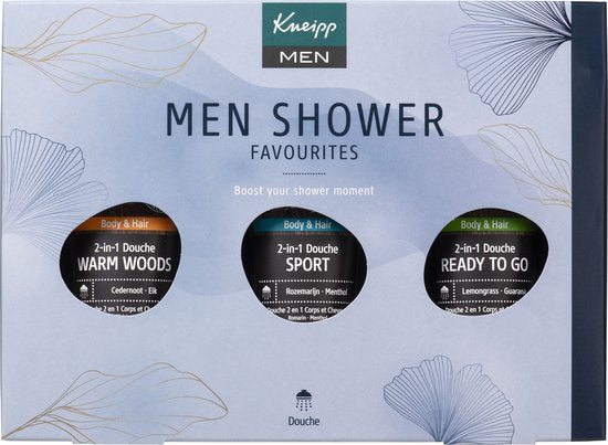 Kneipp Men - Shower Favourites Gift Set - Contents 3 x 75 ml - Packaging damaged