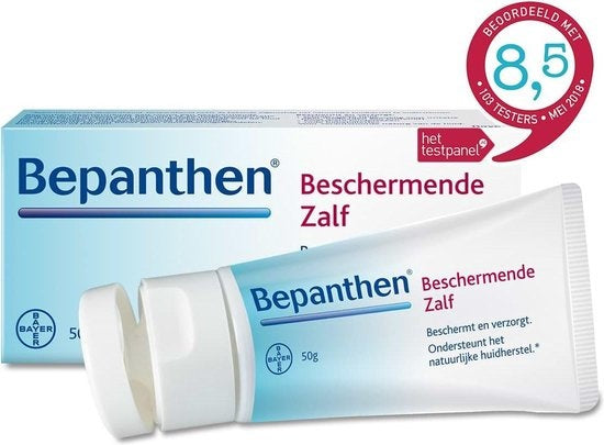 Bepanthen - Beschermende Zalf voor droge en ruwe huidplekken - 50 gram