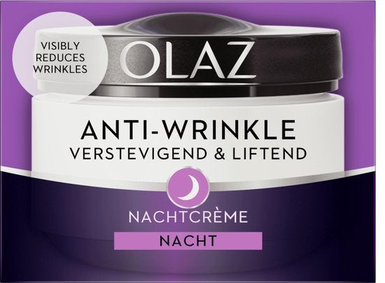 Olay Anti-Falten – Straffende und straffende – feuchtigkeitsspendende Nachtcreme