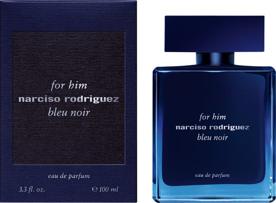 Narciso Rodriguez Bleu Noir – 100 ml – Eau de Parfum – Herrenparfum – Verpackung beschädigt