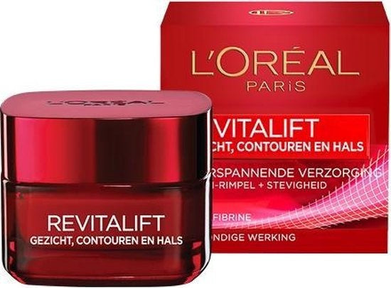 L'Oréal Paris Revitalift Face and Neck Cream - 50 ml - Anti Wrinkle