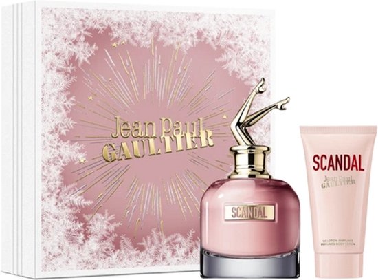 Jean Paul Gaultier Giftset Scandal Eau De Parfum 80ml + Body Lotion 75ml - Verpakking beschadigd