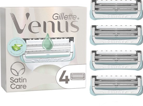 Gillette Venus Scheermesjes voor Huid En Schaamhaar - 4 stuks - Verpakking beschadigd