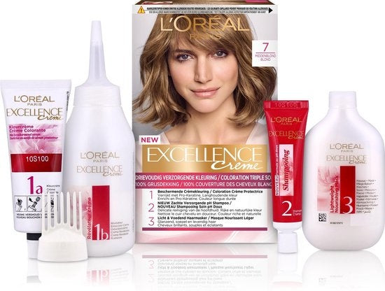 Excellence Crème Haarverf - 7 Middenblond