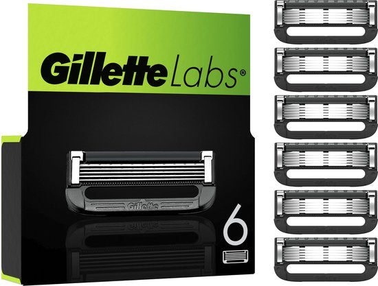 GilletteLabs Scheermesjes - 6 stuks- Verpakking beschadigd