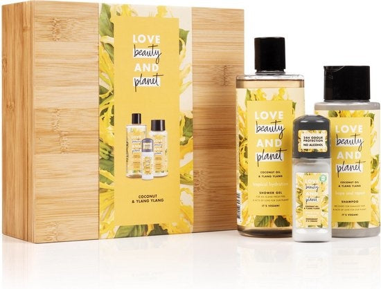 Love Beauty And Planet Yellow BambooBox Coconut Oil & Ylang Ylang - Geschenkset