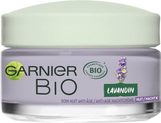 Garnier Skinactive Face Anti-Age Lavendel Nachtcrème - Alle Huidtypes - 50 ml - Verpakking beschadigd