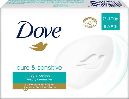 Dove Sensitive Skin Soap - 2 x 100gr