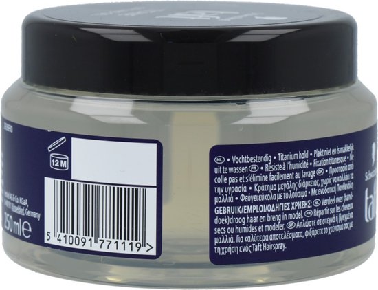 Taft Power gel titane pot 250 Milliliter Hold 6 -