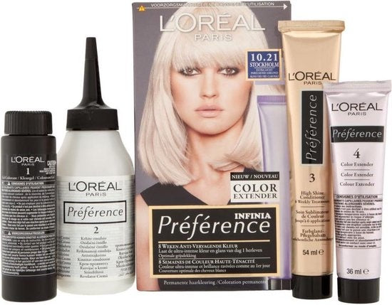 L'Oréal Paris Préférence Haarfärbemittel – 10.21 Extra Light – Farbverlängerer