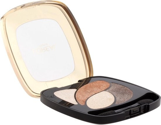 L'Oréal Paris Color Riche Les Ombres Quad - E1 Beige Trench - Brown - Oogschaduw