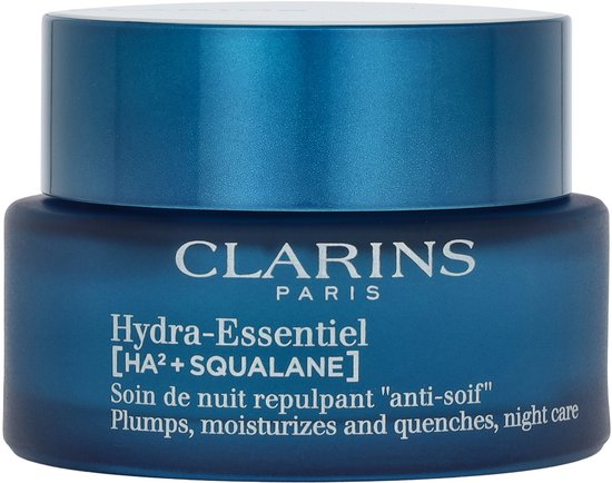 Clarins Hydra-Essentiel Moisturizing Night Cream - alle huidtypes - 50 ml - beschadigde of geen verpakking