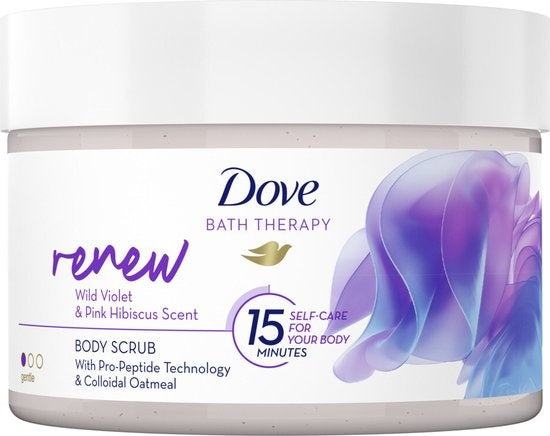 Dove Bath Therapy - Erneuerungs-Körperpeeling - 295 ml