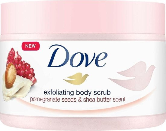 Dove Pomegranate &amp; Shea Butter Exfoliating Body Scrub 225ml