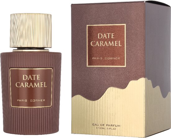 Paris Corner Date Caramel - Eau de Parfum - 100 ml - Beschadigde Verpakking