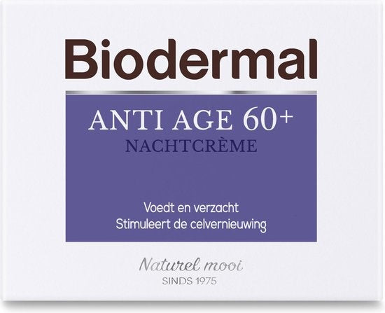 Biodermal Anti Age 60+ – Nachtcreme gegen Hautalterung – 50 ml