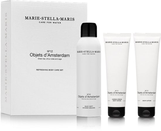Marie-Stella-Maris No.12 Objets d’Amsterdam - Refreshing Body Care Set - 200ml + 2x 100ml - Verpakking beschadigd