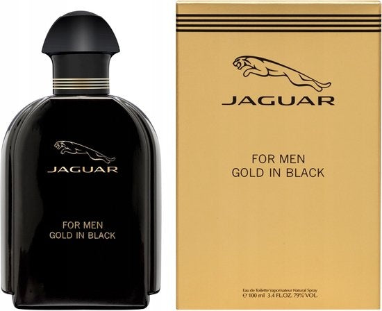 Jaguar Gold In Black - 100ml - Eau De Toilette - Packaging damaged