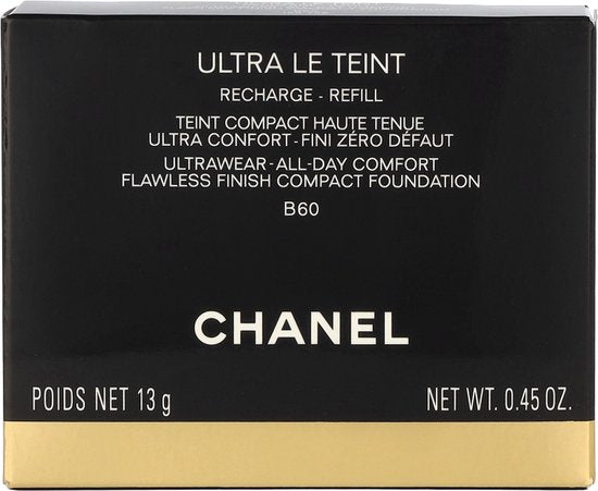 CHANEL Ultra Le Teint Ultrawear All Day Comfort Flawless Finish Compact Foundation Navulling B60, 13 g