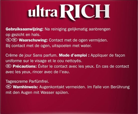 Olay Regenerist Ultra Rich Rijke Niet-Vette Gezichtsdagcrème Parfumvrij 50ml - Verpakking beschadigd