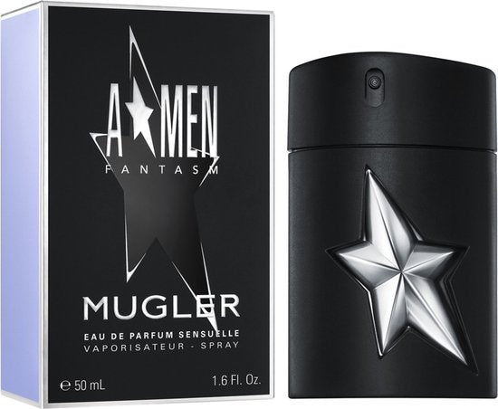 Mugler A*Men Fantasm Eau de Parfum Sensuelle - Amberachtig Mannen Parfum - 100ml - Beschadigde Verpakking